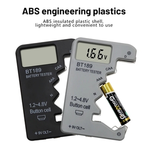 เครื่องทดสอบแบตเตอรี่ดิจิตอลขนาด AA/AAA/9V/1.5V เครื่องมือวินิจฉัยเครื่องทดสอบความจุของแบตเตอรี่2024 BT189 - Product Image 5