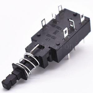 KDC A04 2 yüksek akım 4 pin kendinden kilitleme anahtarı dış yay basmalı düğme anahtarı - Product Image 2