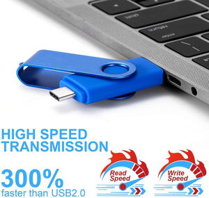 GITRA促销OTG USB 2.0闪存驱动器类型C旋转风格USB 3.0笔式驱动器笔记本电脑手机 - Product Image 4