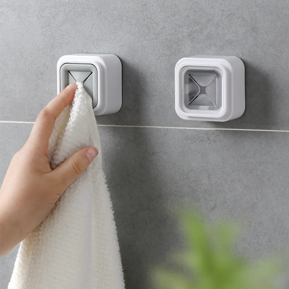Anti-Rutsch-Badezimmer Platzsparend Selbst klebendes Lager regal Wand halterung Home Wash Stoff clip Trockener Küchen handtuch halter Organizer