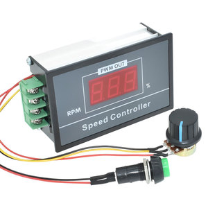 Sell Like Hot Cakes Digital PWM DC Motor Governor Interruptor de control de velocidad continuo, controlador de velocidad 30A - Product Image 1