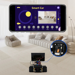 ACEBOTT超音波モジュールソーラーインテリジェント4WDドライブタンクカメラキット付きESP32 DIYキッズ用Arduino unoロボットカーキット - Product Image 4