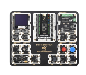 Kit de sensores de nivel de entrada Raspberry Pi Pico, módulos educativos todo en uno para proyectos de prototipos de IoT, aprendizaje electrónico