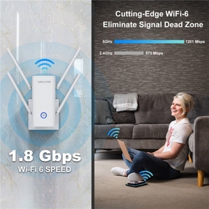 专业高品质WAVLINK WN583AX1以太网端口AX1800 WiFi6 1.8Gbps双频WiFi增强器无线路由器中继器 - Product Image 3