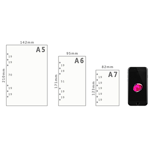 Nuevo 6-Ring A5 A6 A7 Hojas sueltas Daurin Papel Diario Núcleo interno Papel Kraft en blanco Reemplazo Notebook Core 48 hojas Muestra gratis - Product Image 1