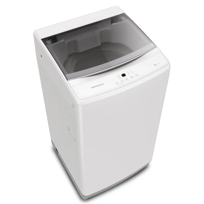 Machine à laver automatique blanche, 9kg, couverture supérieure de grande capacité, en promotion