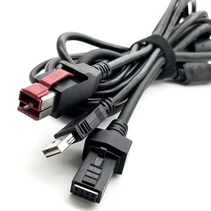 工厂定制新型电源聚氯乙烯24V USB至HDB 44/2 * 4p打印机自锁式电缆 - Product Image 1