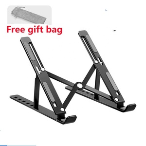 Gadgets Soporte Aleación de aluminio PC Soporte de computadora Tableta portátil 7 Enchufe Ajustable Metal Notebook Soporte plegable para computadora portátil - Product Image 5