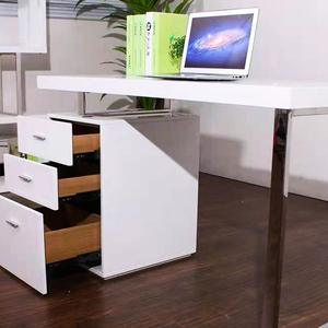 Mesa de trabajo para ordenador de oficina con cajón, escritorio para dormitorio, precio barato - Product Image 3