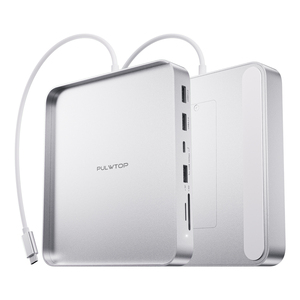 Pulwtop ฮับ USB C สำหรับ I-Mac 24นิ้ว2021/2023/2024ฮับ iMac พร้อม USB c/ A 10Gbps, sd/tf รองรับการขยาย M.2 SSD (ไม่รวม) - Product Image 1