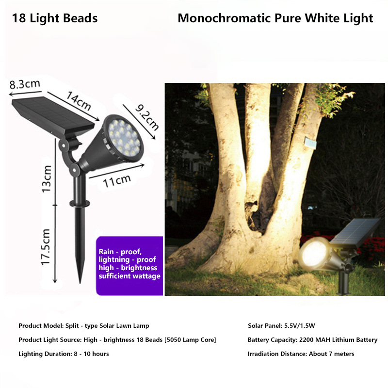 18LED Spotlight - White Light