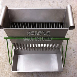 Separador de muestras de pantalla de carbón Separador clasificador binario Separador sellado Riffle clasificador cuadrático Separador de muestras Riffle Splitter - Product Image 5