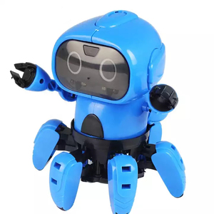 Hareket sensörü engellerden kaçınma yaratıcı oyuncaklar elektrikli programlanabilir akıllı kızılötesi Radar Rc Robot çocuklar için Robot oyuncaklar