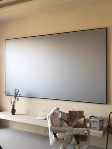 Pantalla de proyección de pantalla de proyector de tiro largo con marco fijo Fresnel de PVC de 120 pulgadas, compatible con proyección 3D 4K - Product Image 5