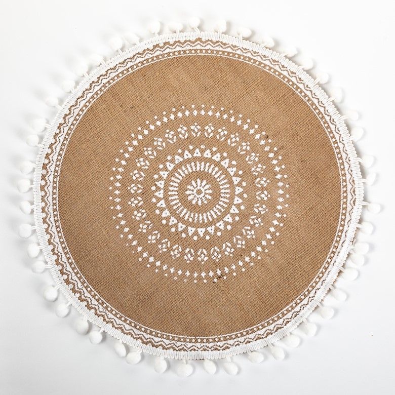6048 - Boule de coton blanche