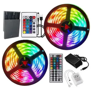 IP65 12V <strong>5M</strong> 5050 PVC Flexible <strong>LED</strong> Strip Light Remote Control Wifi Smart <strong>RGB</strong> Color Warm White Decorative Lighting - Product Image 5