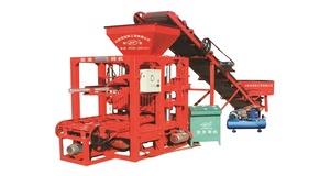 工厂价格半自动混凝土砌块制造机qt 4-26压缩土块机砌砖机 - Product Image 6
