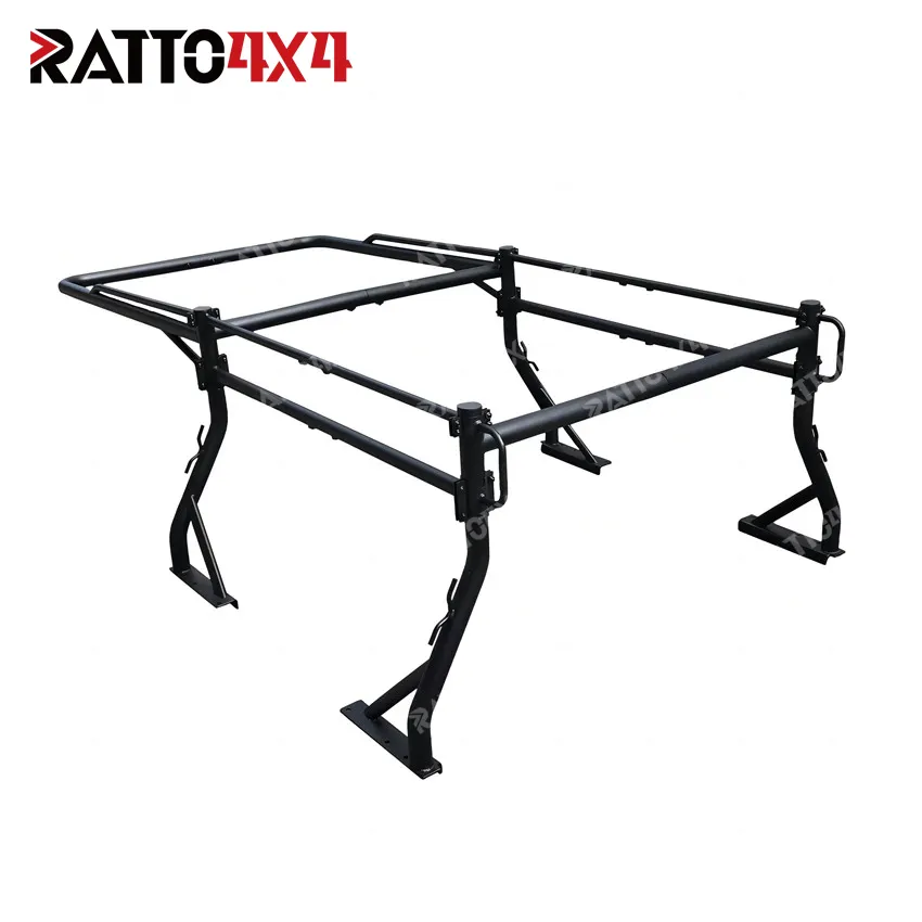 Ratto Hoge Kwaliteit Zwart Gepoedercoat Cargo Rack Roll Bar Voor Pick-Up 4X4 Accessoires