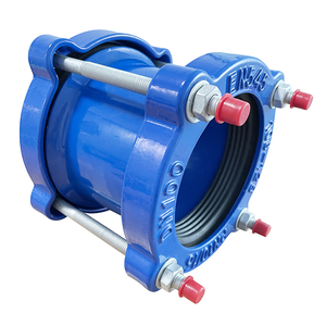 Manufacturer En545 Wide Range Flexible <strong>Gibault</strong> <strong>Joints</strong> Ductile Cast Iron Pn10/16 Universal <strong>Coupling</strong> for Pvc Pipes