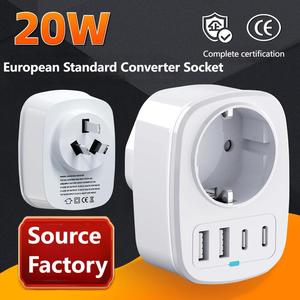 Europäischer Standard adapter Multifunktions-Reisest ecker Universal Worldwide Plug Converter - Product Image 2