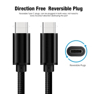 Naylon kablo Metal kasa USB3.2 Gen1 C tipi kablo 3.0 5G süper hızlı PD 60W hızlı şarj C2C kordon fabrika en iyi fiyat - Product Image 6