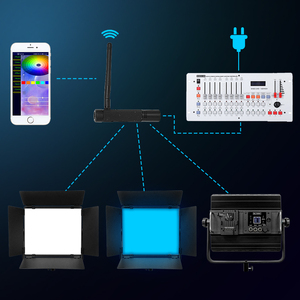 Yidoblo GL-1200C professionale luce di uscita continua sottile Wireless DMX telecomando led 120w rgb pannello - Product Image 6