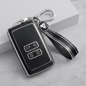 TPU Premium yumuşak araba anahtarı durum kapak kabuk için Renault Koleos Kadjar Kadjar FLUENCE CAPTUR anahtarlık çanta anahtarlığı aksesuar - Product Image 6