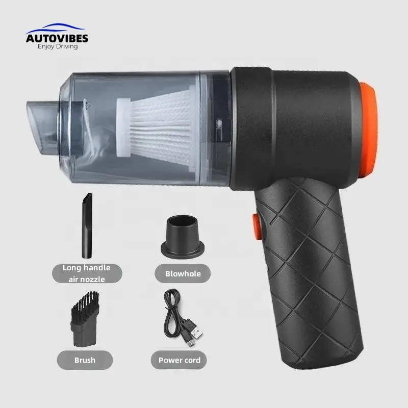 Mini aspiradora inalámbrica de mano 5500 Pa 60W aspiradora automática portátil aspiradora de coche succión fuerte inalámbrica