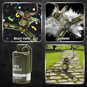 Bahar powered bb grenade M18 duman bomba yaratıcı taktik su kabuk CS model el bombaları oyuncak oyna pretend - Product Image 6