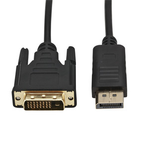 1080p adaptador displayport para dvi 24 + 1 cabo 1.8m 6ft dp para cabo dvi