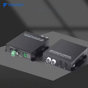 Fibra única de modo único con 1 puerto de datos inversos RS485 FC Transceptor óptico de video de 20KM - Product Image 4