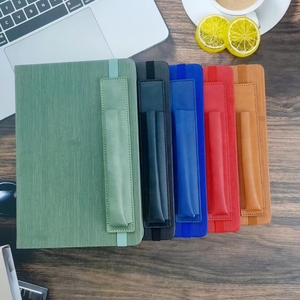 Taccuino aziendale A5 personalizzato all'ingrosso con cinturino elastico taccuino da ufficio in pelle Pu stampato Logo diario Planner Journal Notepad - Product Image 6