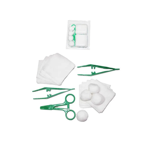 Steril tek kullanımlık temel pansuman paketi tıbbi yara pansuman seti kiti cerrahi pansuman paketi - Product Image 4