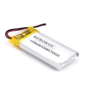 KC认证501235 150mAh 3.7V锂聚合物电池组由工厂为智能手表提供 - Product Image 5