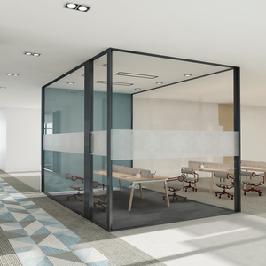 Customized Transparent Room <strong>Partition</strong> for Office <strong>Partition</strong> Floor to Floor Office <strong>Partition</strong> Baffle Screen Interior