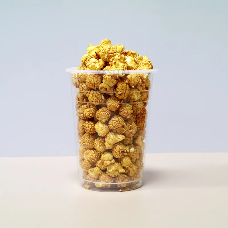 32oz copos de plástico do popcorn do plástico impresso personalizado