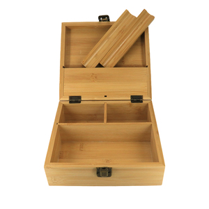 Lưu trữ hộp gỗ đa chức năng với Carabiner khóa hộp xì gà Hộp Quà Tặng bằng gỗ tùy chỉnh phụ kiện hút thuốc - Product Image 3