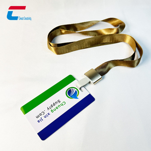 Factory Smart NFC Lanyard Event Blank VIP Pass Access Card RFID Badges ID Card With Lanyard - Product Image 1