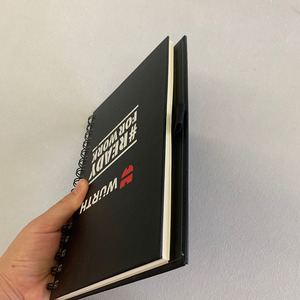 Eco Spiral <strong>Notebook</strong> <strong>with</strong> Pen Full Color Printing Paper Spiral <strong>Notebook</strong> <strong>with</strong> Pen Hardcover Diary Custom <strong>Print</strong> <strong>Notebook</strong> - Product Image 6