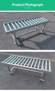 Factory Warehouse Non Power Unpowered Manual Gravity Roller Conveyor <strong>System</strong> Powered Roller Conveyor for Truck <strong>Loading</strong> <strong>Unloading</strong> - Product Image 6