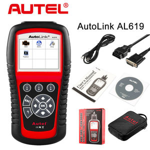 Al519车载诊断2警示灯的升级重置代码阅读器Autel自动链接AL619扫描仪汽车诊断工具 - Product Image 2