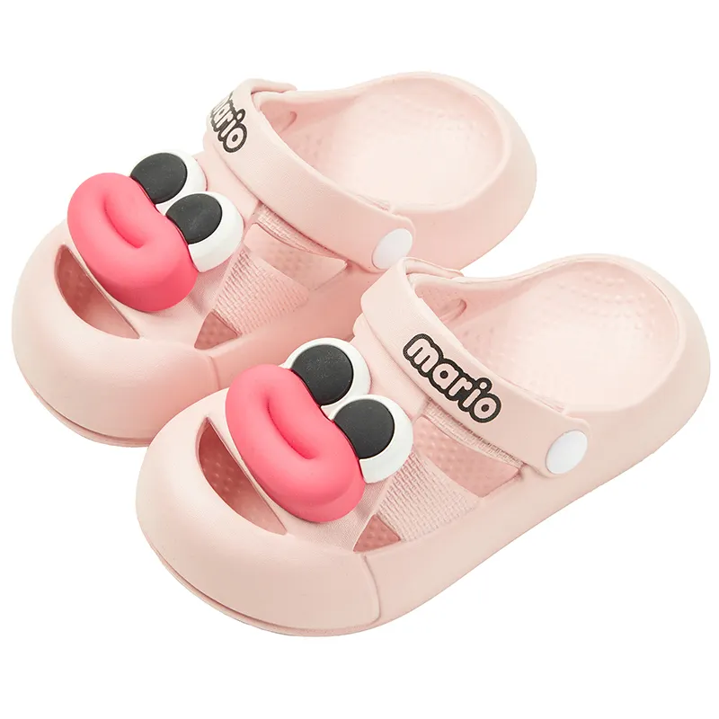 Lustige weiche Mario modische Strand-Sandalen für draußen kleinkind tragfeste Kinder-Hausschuhe geeignet für Großhandel Kinder-Schuhe