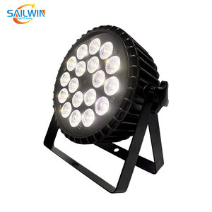 SW-C6V18 Pro Dj sahne olay ışık 18X18W RGBWAUV Wedding ince Led Par düz ışık düğün parti için - Product Image 6