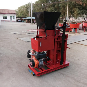 Maquinaria de construcción Máquina de fabricación de bloques de arcilla estacionaria pequeña Máquina de moldeo de bloques de enclavamiento de arcilla - Product Image 4