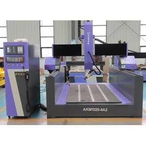 Mesa hundida 1300*2500mm CNC Router ATC Máquina de grabado de 4 ejes Grabado 3D Bloque de madera Espuma Artesanía no metálica - Product Image 2