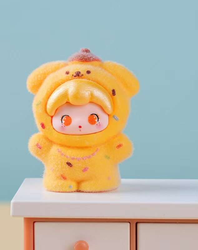 02 ไอซิ่งสีเหลืองเมล็ดข้าวที่น่ารักและนุ่มนวล