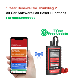 Thinkdiag 2 Tcode Todo el código de renovación de software Descarga Renovar Aplicación Thinkdiag 2 caducada
