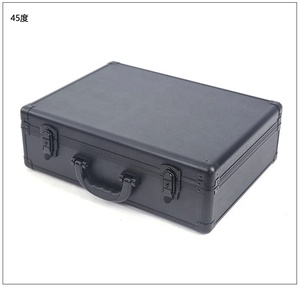 便携式铝合金金属工具盒家用工具收纳盒硬质铝盒隔断携带盒文件盒 - Product Image 2