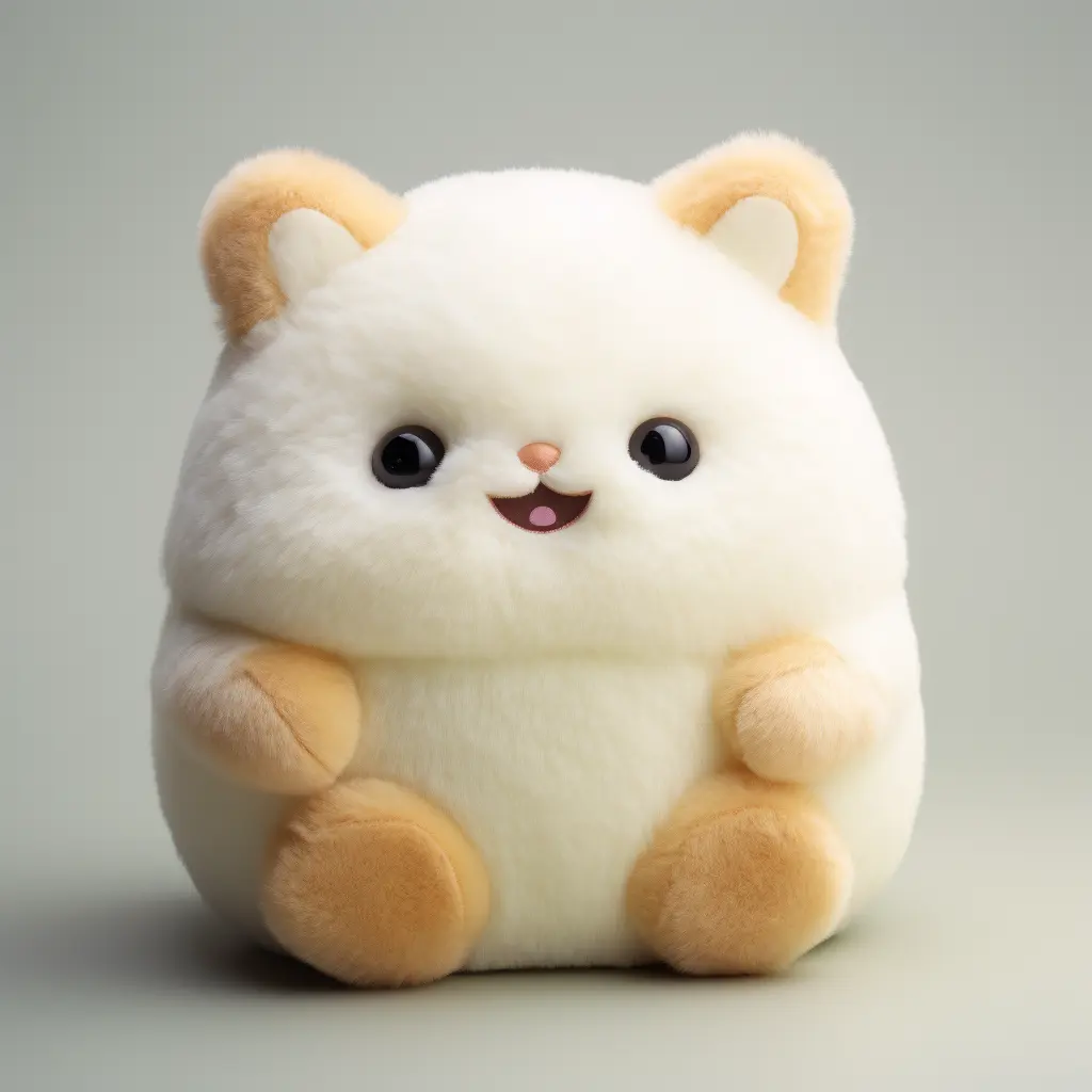 OEM kualitas tinggi kustom mainan boneka hewan gemuk Hamster squishn mirlow saku hewan peliharaan untuk hadiah