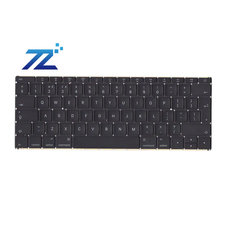 Disposition de clavier d'ordinateur portable de remplacement US UK pour MacBook 12 pouces Retina A1534 2015